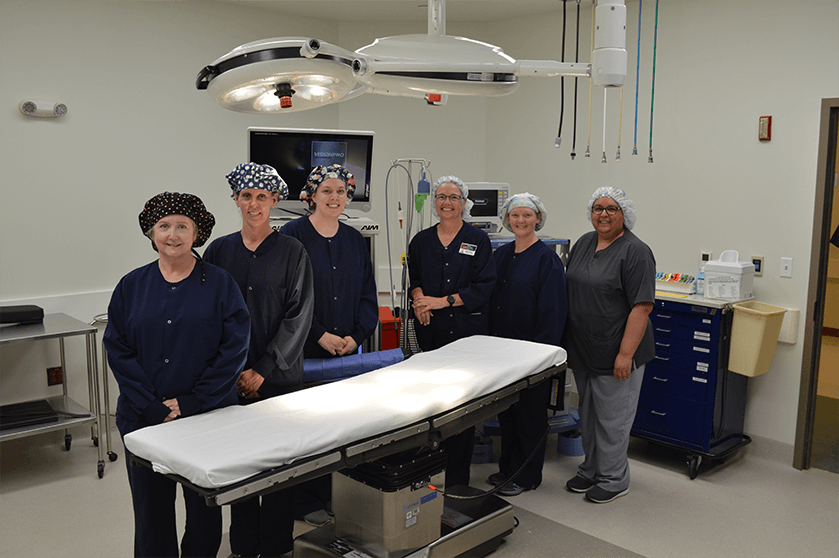 The friendly staff of Rockford Ambulatory Surgery Center